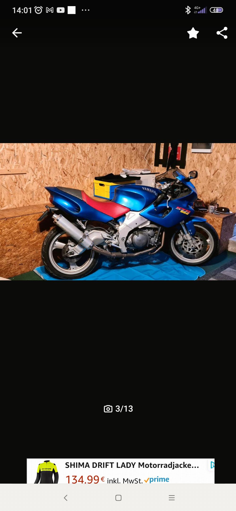 Motorrad verkaufen Yamaha SZR 660 Ankauf